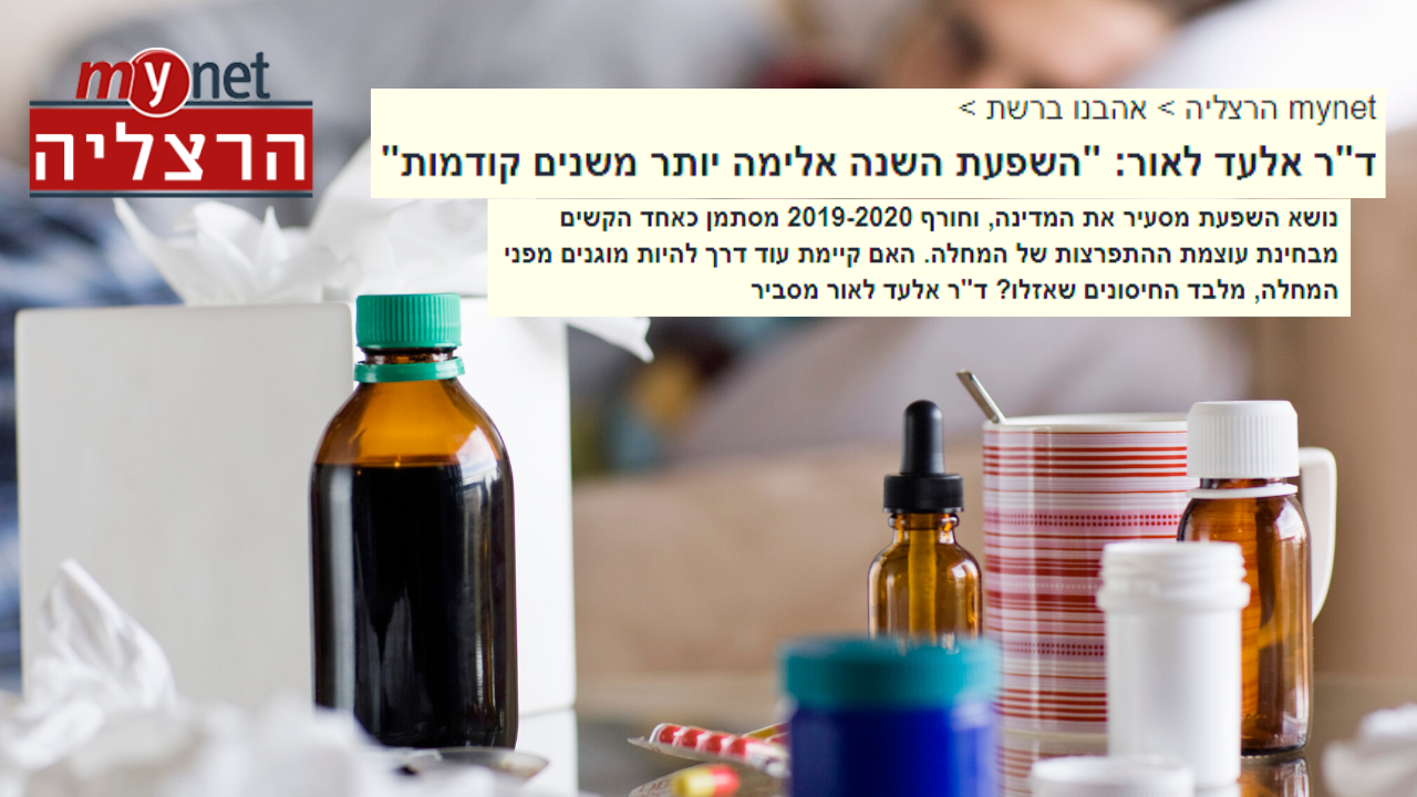 Read more about the article אלעד לאור למיינט הרצליה: “השפעת בחורף הנוכחי קשה במיוחד”